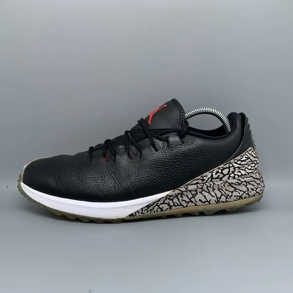 Jordan‎ ADG Black Cement Golf Shoes AR7995-001 Men's Sz 9.5